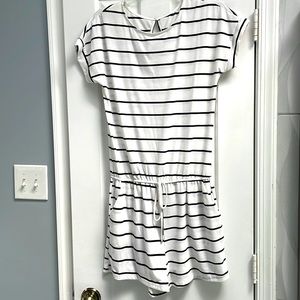 Women’s White & Black Romper